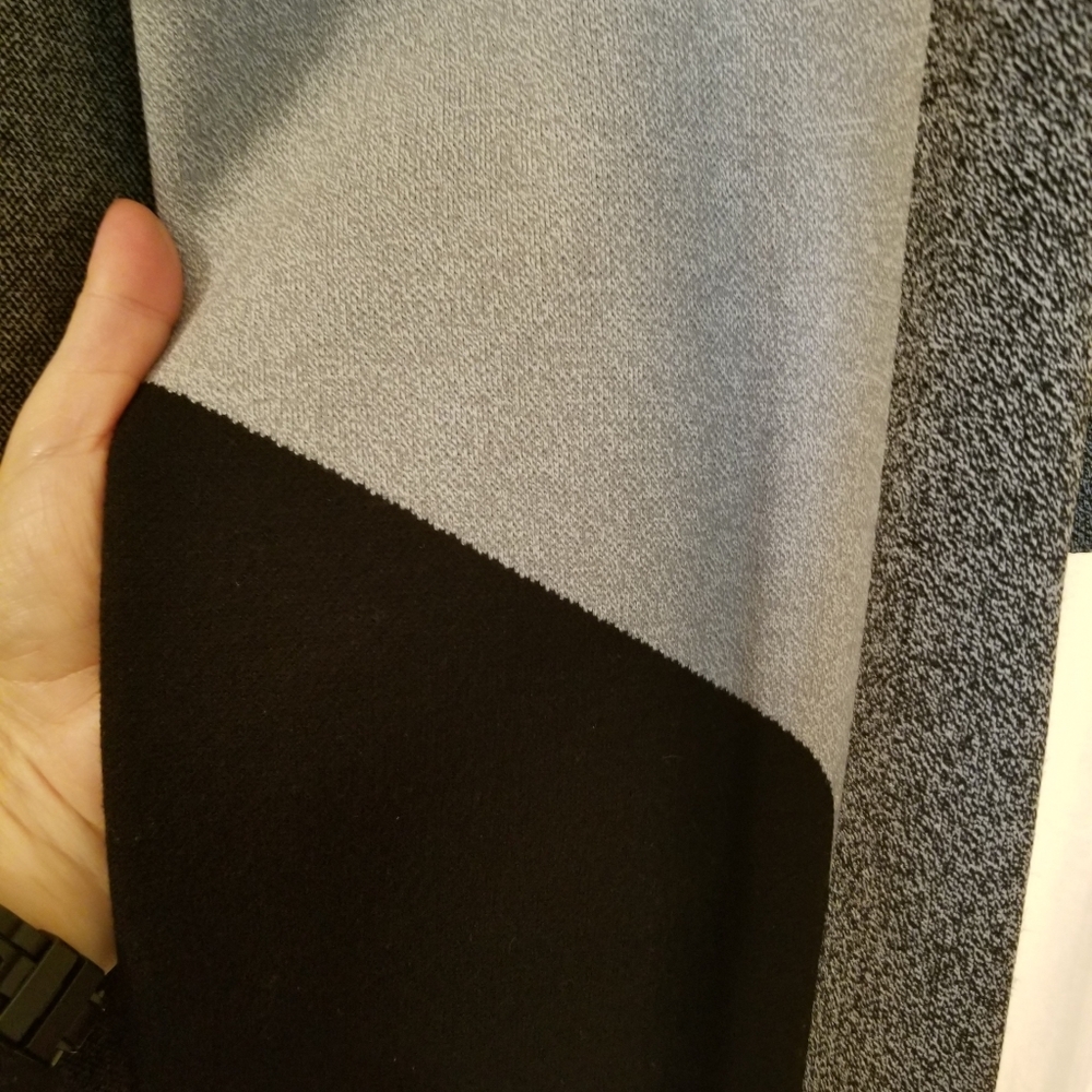 *RARE* Ann Taylor Color Block Car Coat, Never Worn - Picture 4 of 7